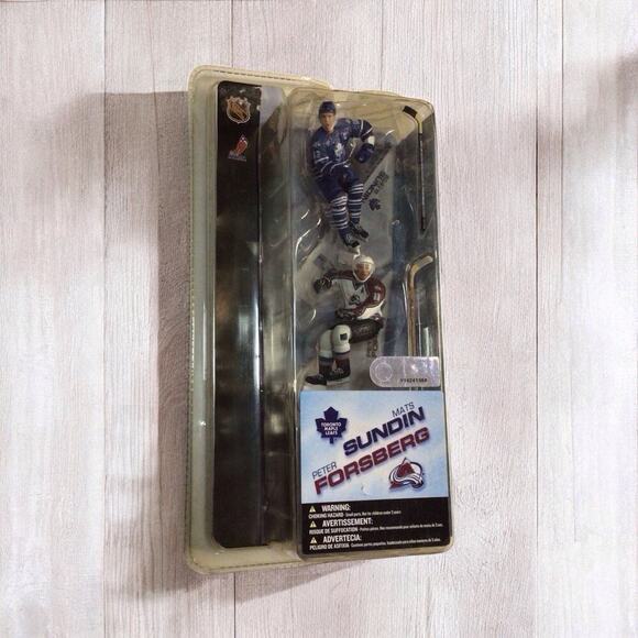 Vintage McFarlane NHL Series 1 Mini Figures 2 Pack Peter Forsberg & Mats Sundin - Picture 1 of 7
